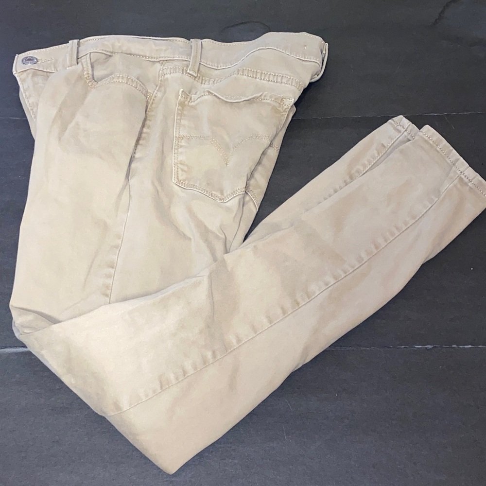 Levi's 710 Super Skinny Jeans in Beige Women’s Size 27
